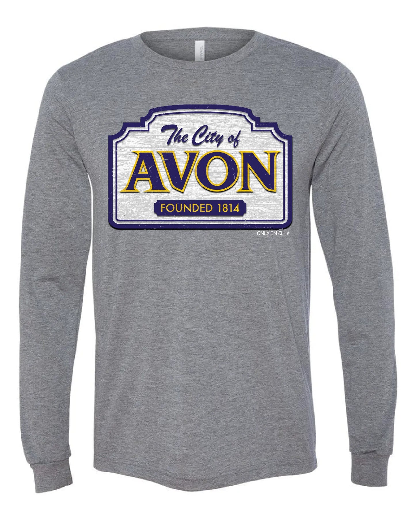 "City of Avon" Design on Gray - Only in Clev