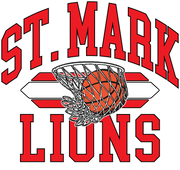 "St. Mark Basketball" Design on Black