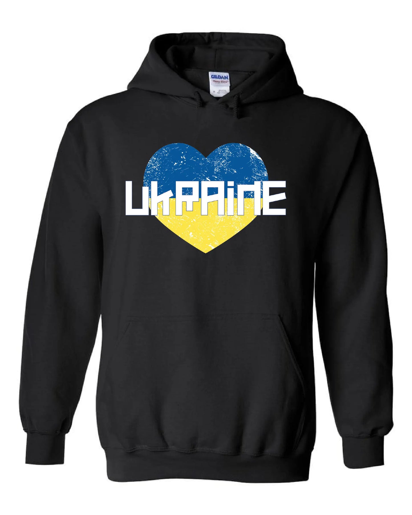 "Love Ukraine" Design on Black - Only in Clev