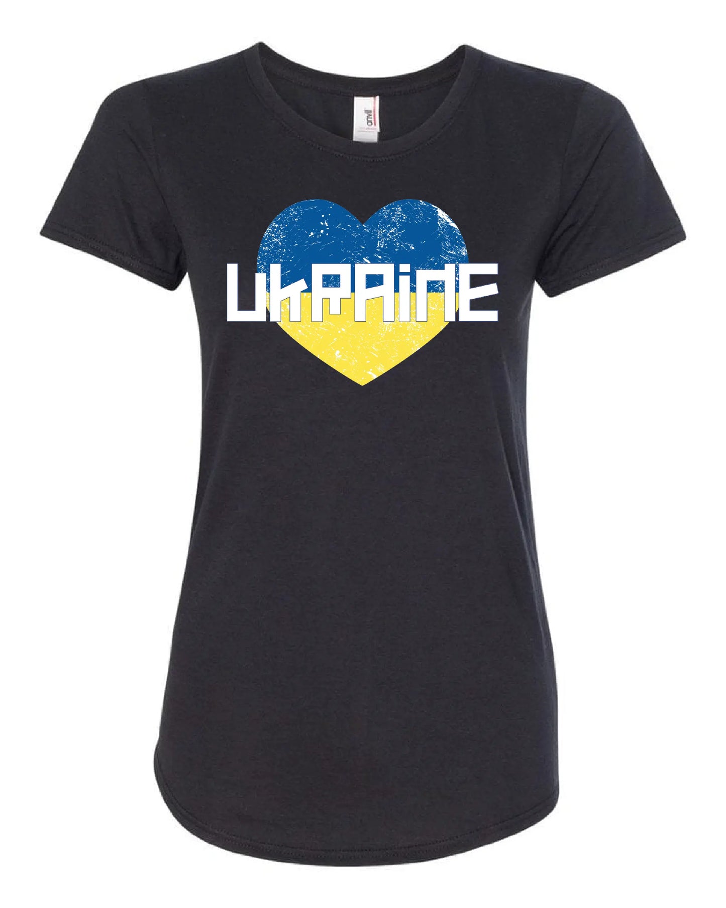 "Love Ukraine" Design on Black - Only in Clev