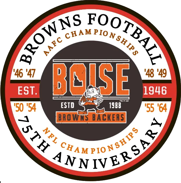 "Boise Browns Backers" Design on Brown - Only in Clev