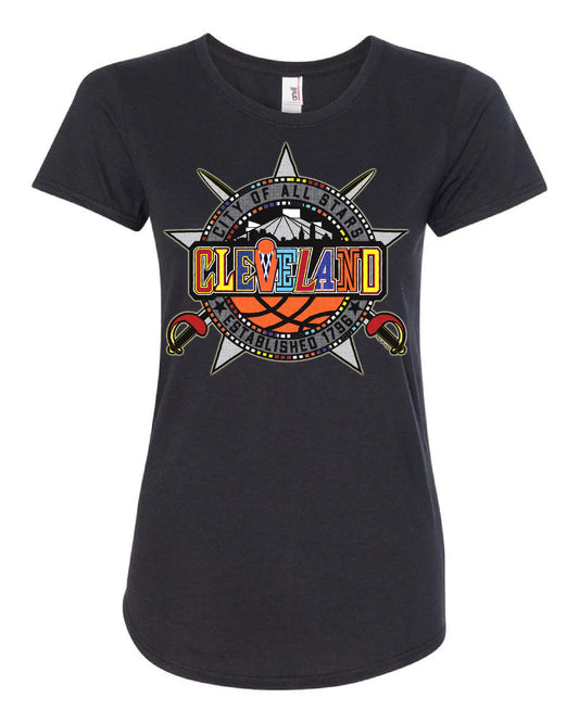 "Cleveland Basketball All Star 2022" on Black - Only in Clev