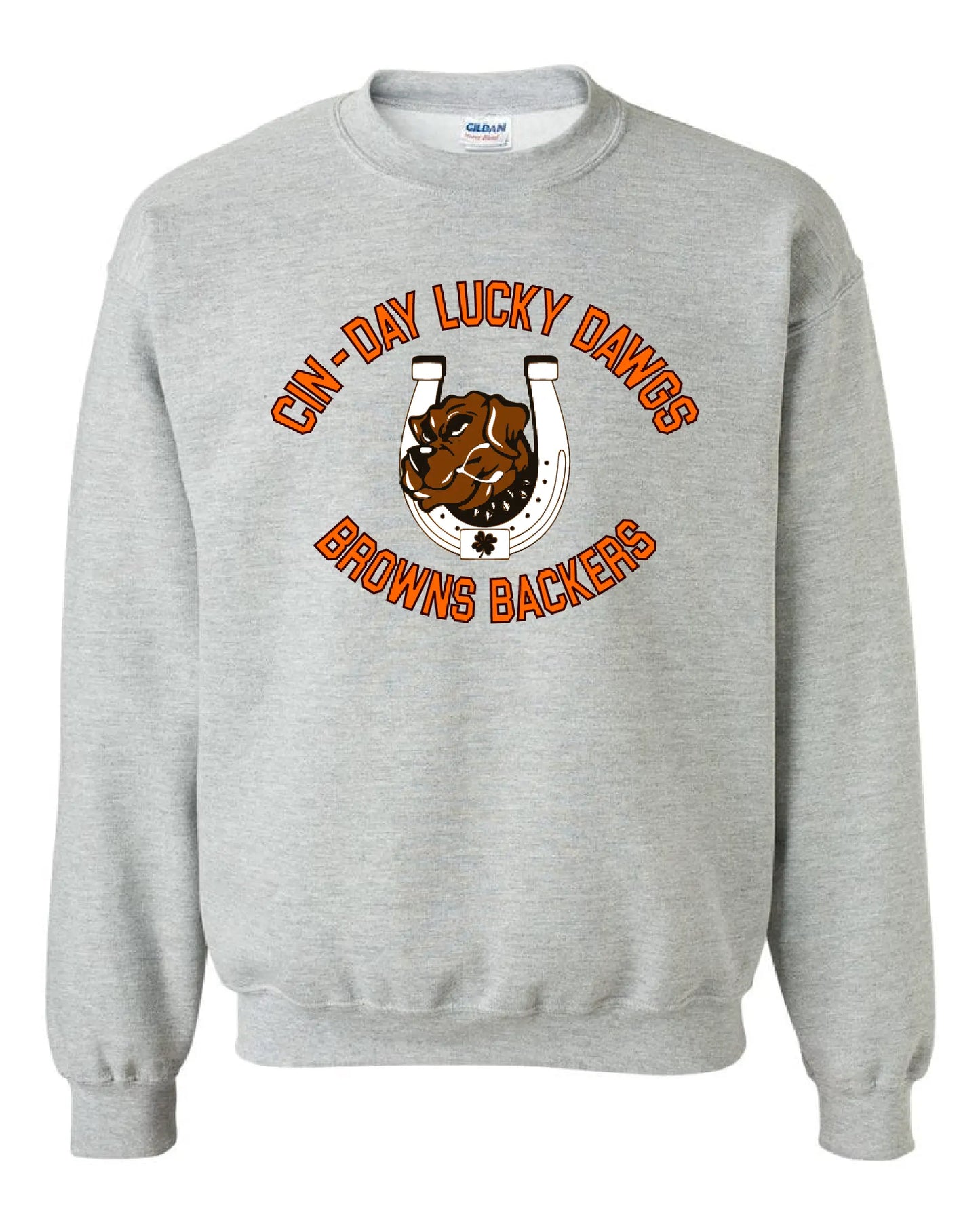 "Cin - Day Lucky Dawgs" Full design on Gray - Only in Clev