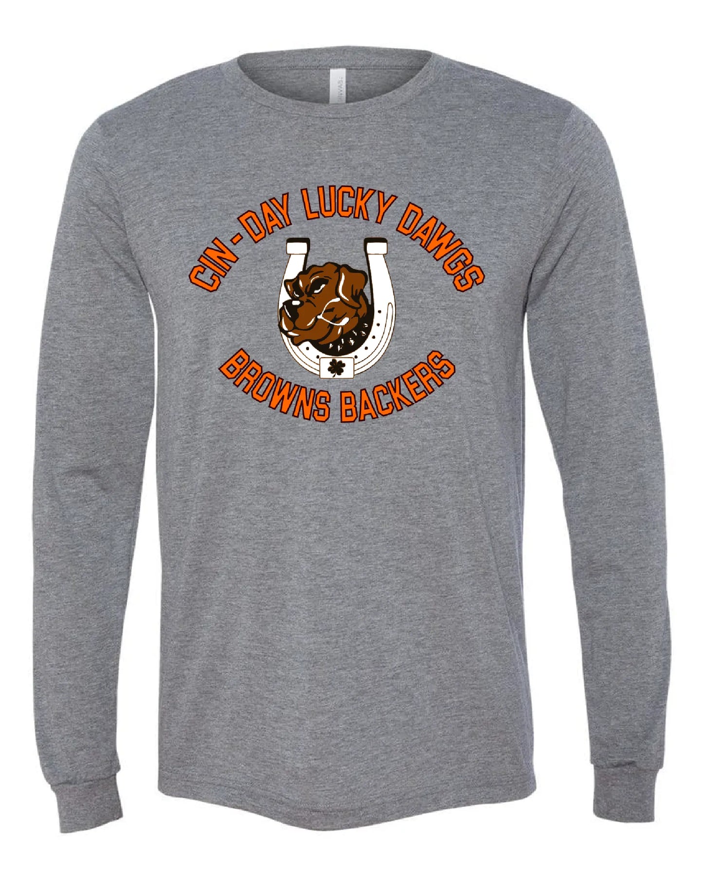 "Cin - Day Lucky Dawgs" Full design on Gray - Only in Clev
