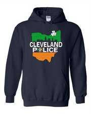 "Cleveland Police Irish" Design on Navy