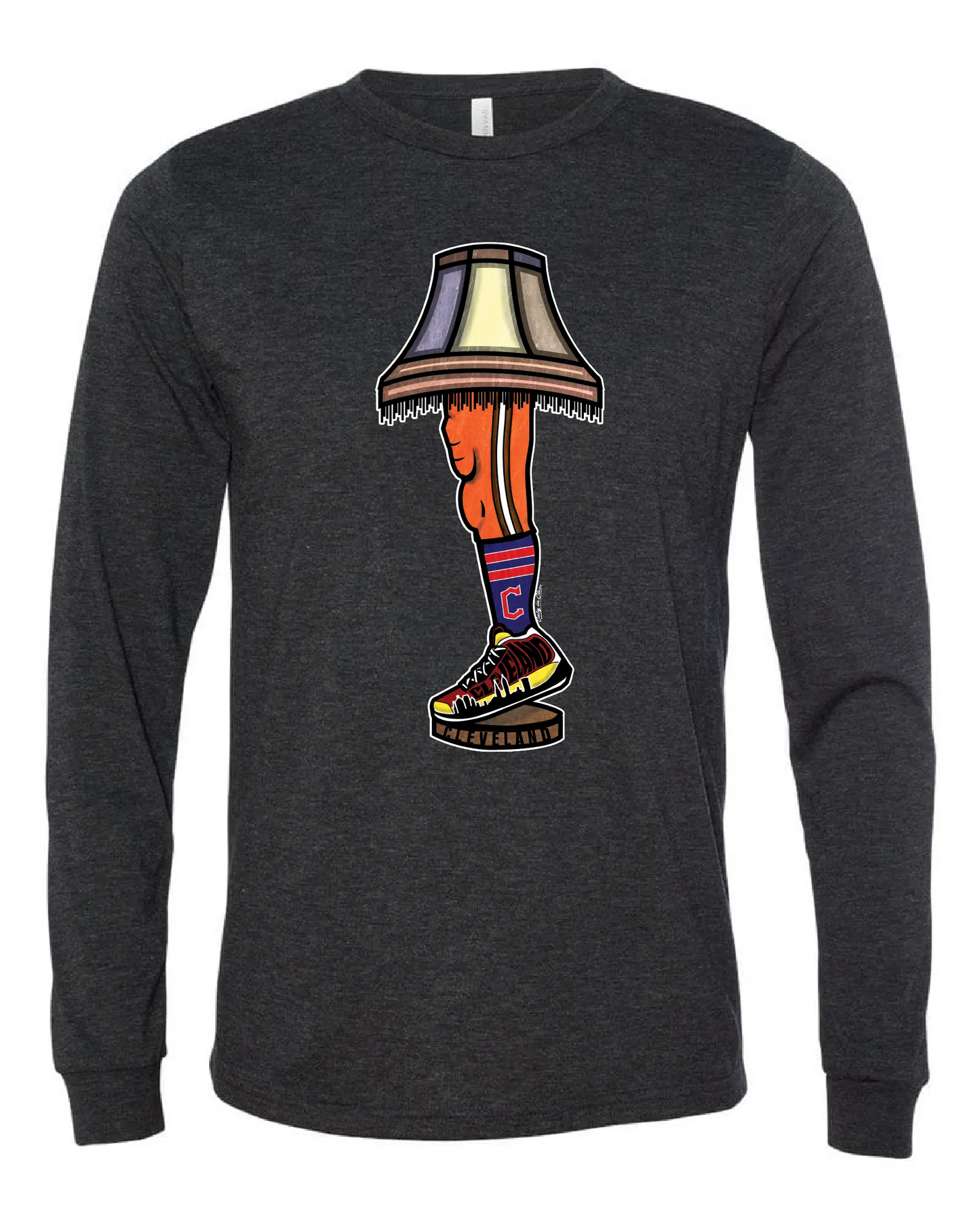 "Cleveland All Sports Lamp" Design on Black - Only in Clev