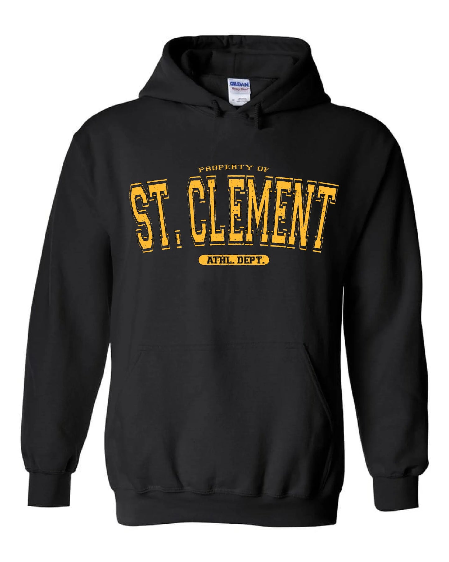 Property of "St. Clement" Design on Black - Only in Clev