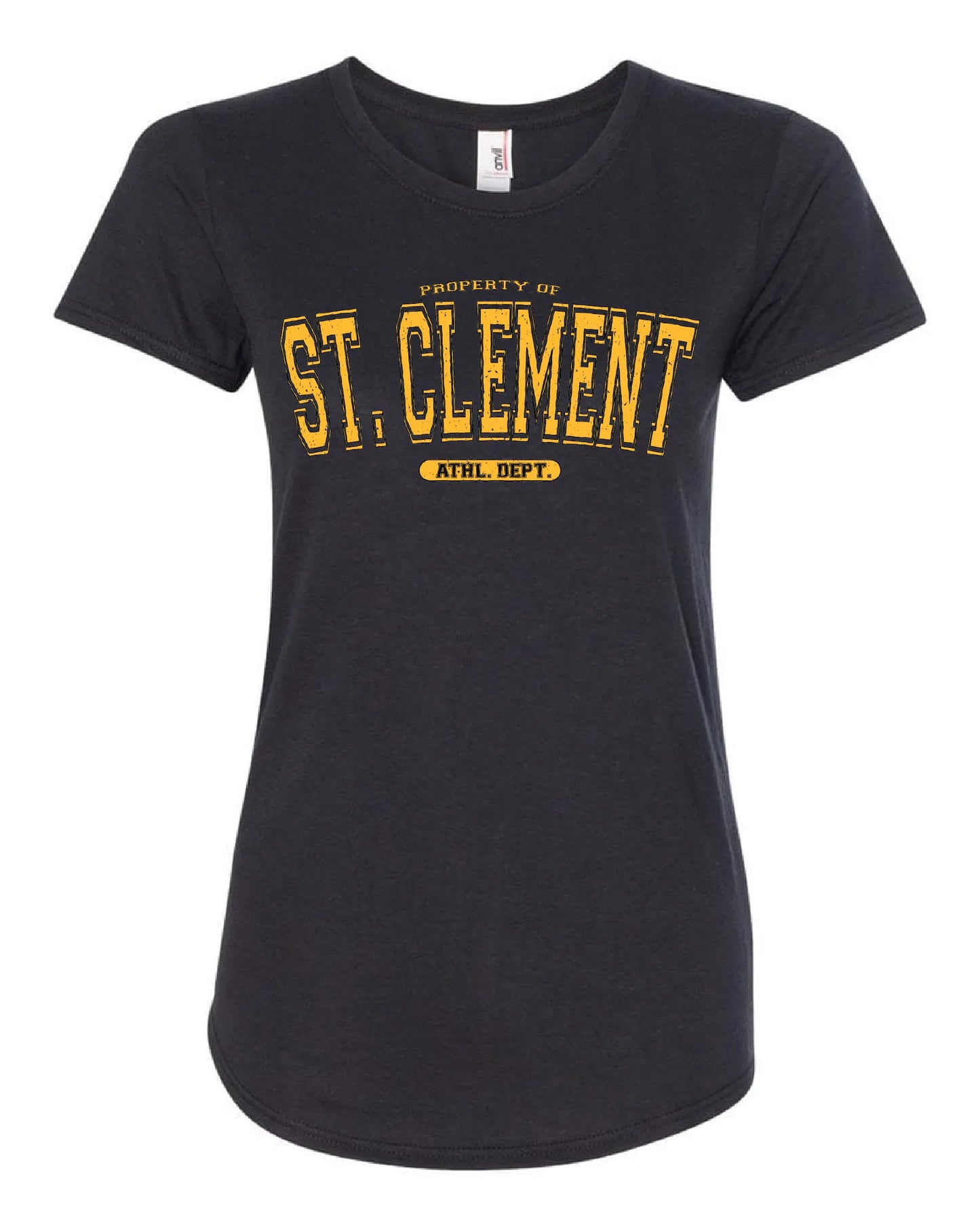 Property of "St. Clement" Design on Black - Only in Clev