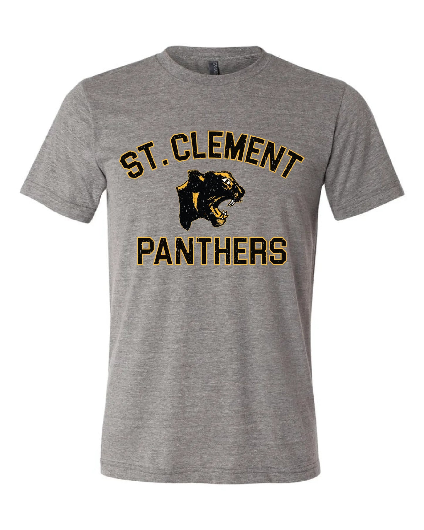 New "St. Clement Panthers" Design on Gray - Only in Clev