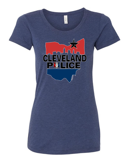 "Cleveland Police" Design on Navy - Only in Clev