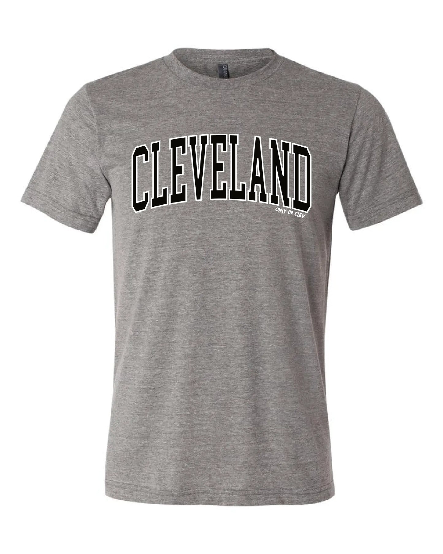 "Cleveland Arched Design" on Gray - Only in Clev
