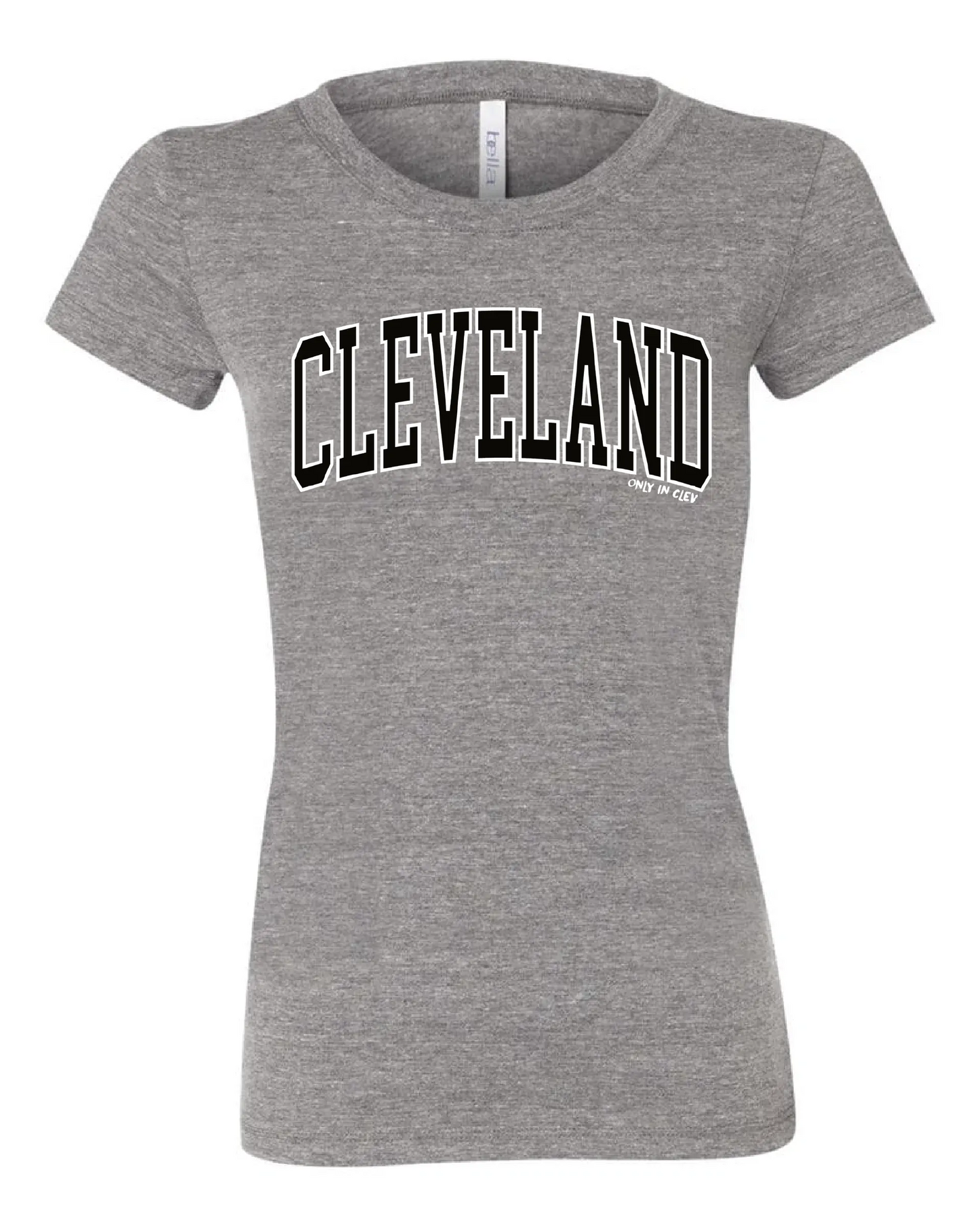 "Cleveland Arched Design" on Gray - Only in Clev