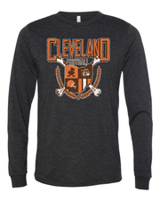 "Cleveland Football Coat of Arms" on Black - Only in Clev
