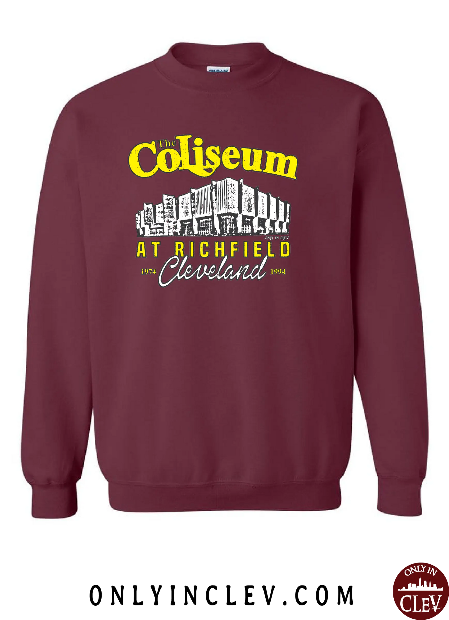 "The Coliseum" on Maroon - Only in Clev