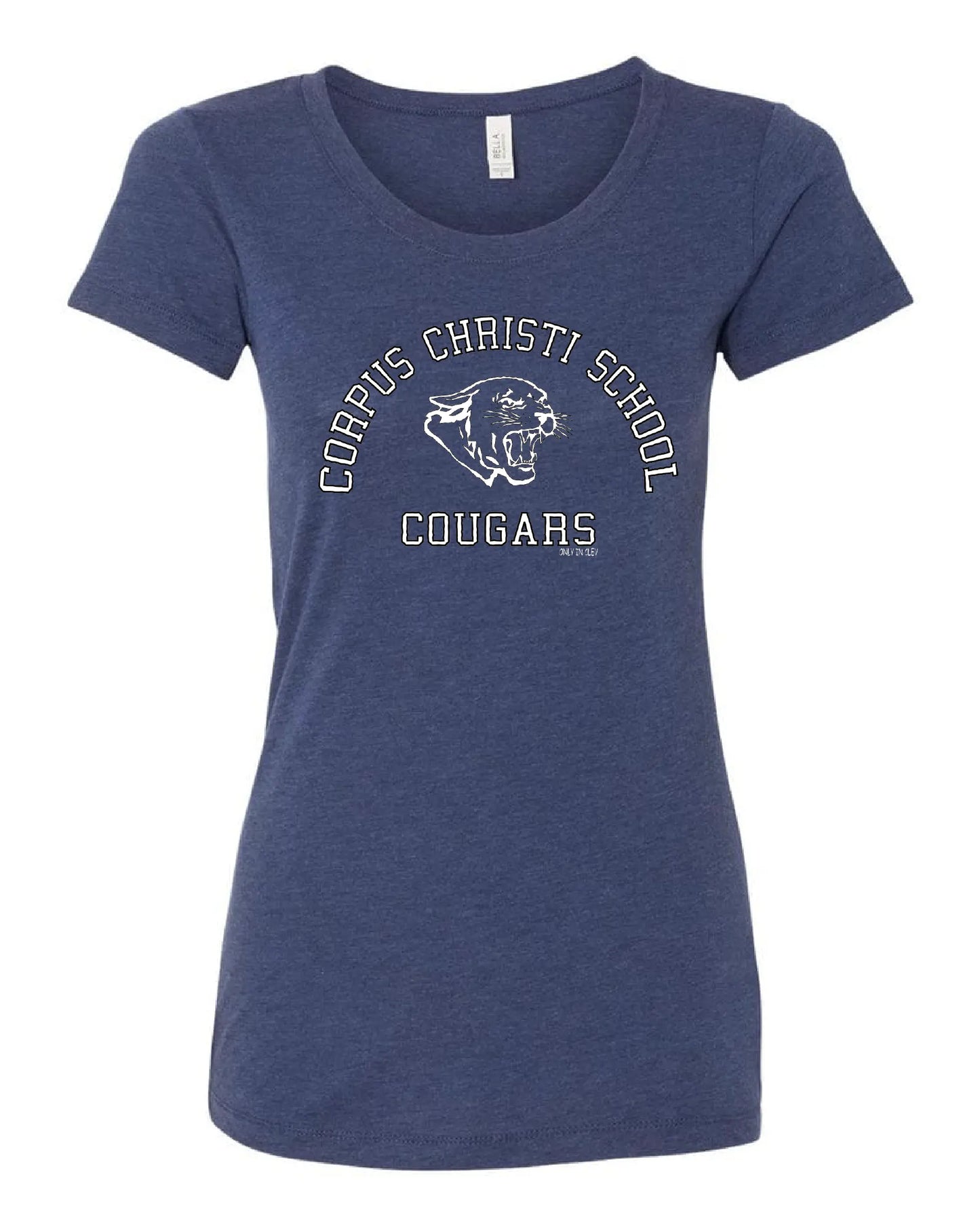 "Corpus Christi Cougars" Design on Navy - Only in Clev