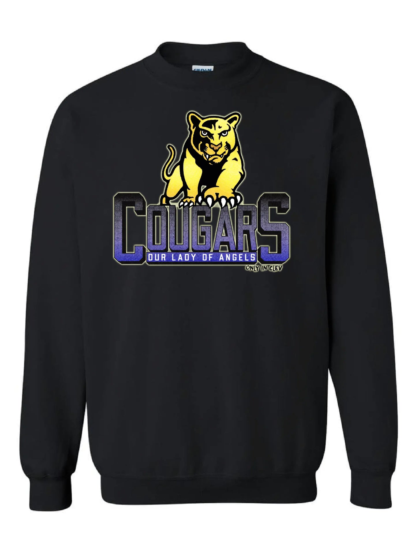"OLA Cougar" Design on Black - Only in Clev
