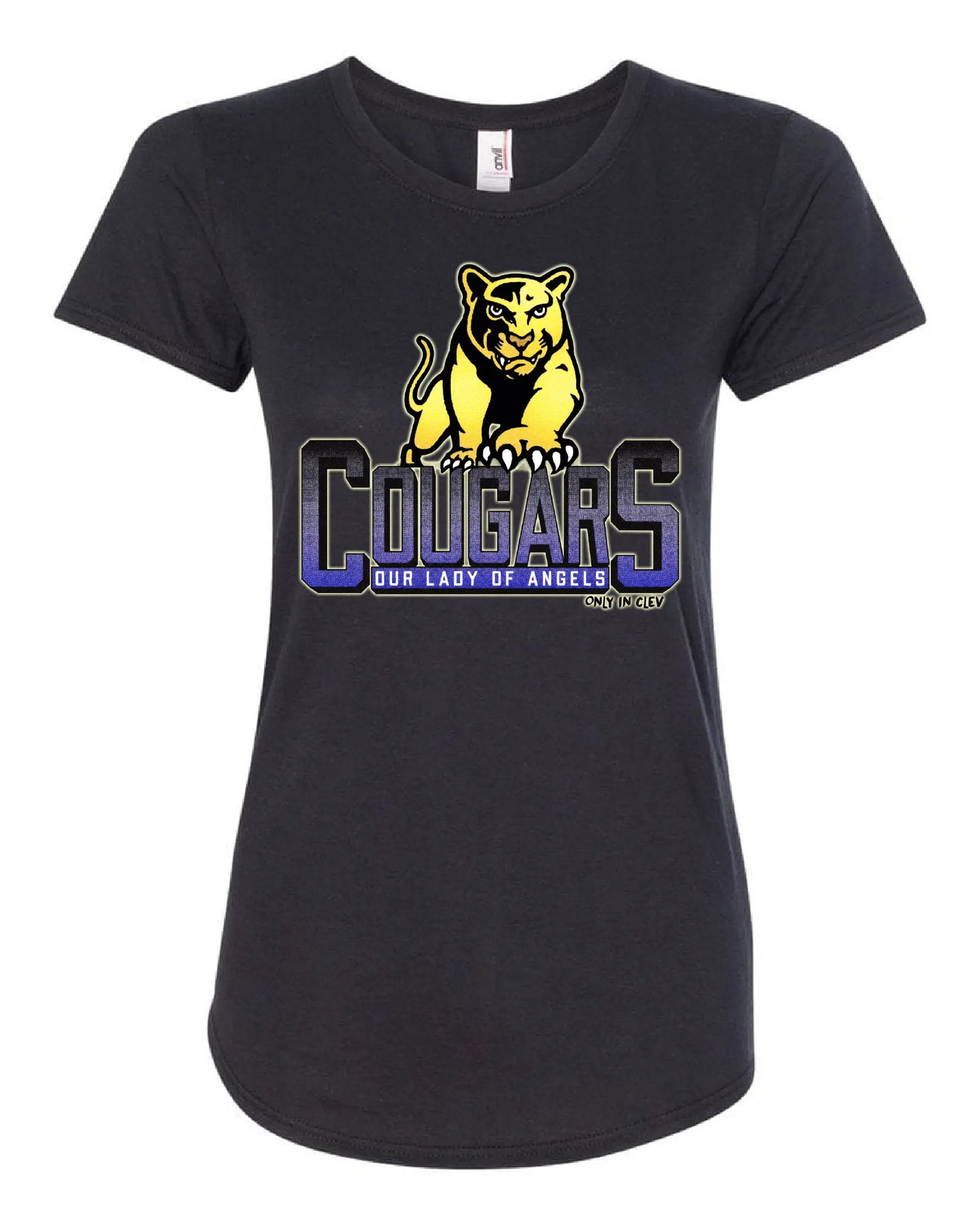 "OLA Cougar" Design on Black - Only in Clev