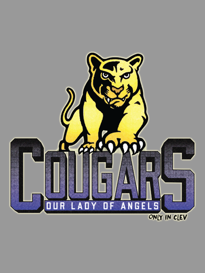 "OLA Cougar" Design on Gray
