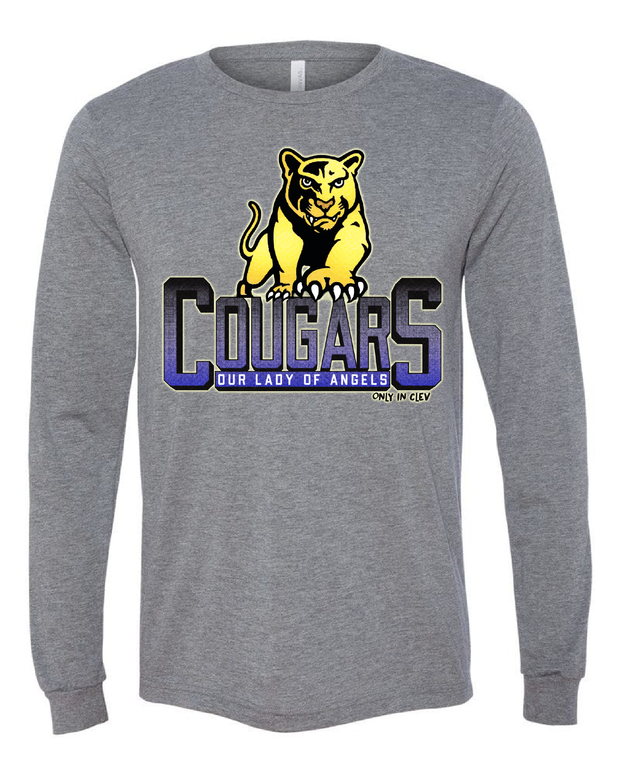 "OLA Cougar" Design on Gray