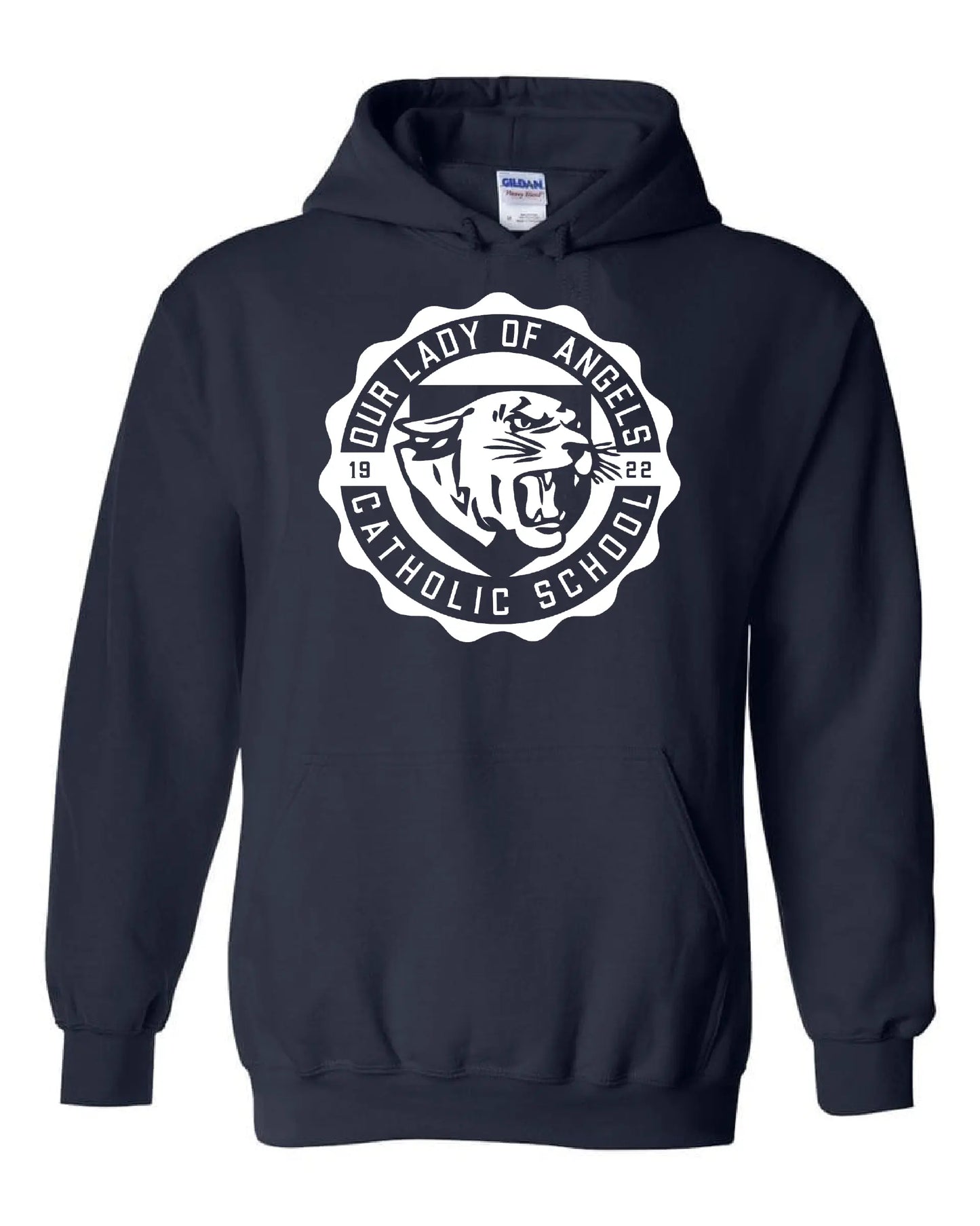 "Our Lady of Angels Crest" Design on Navy - Only in Clev