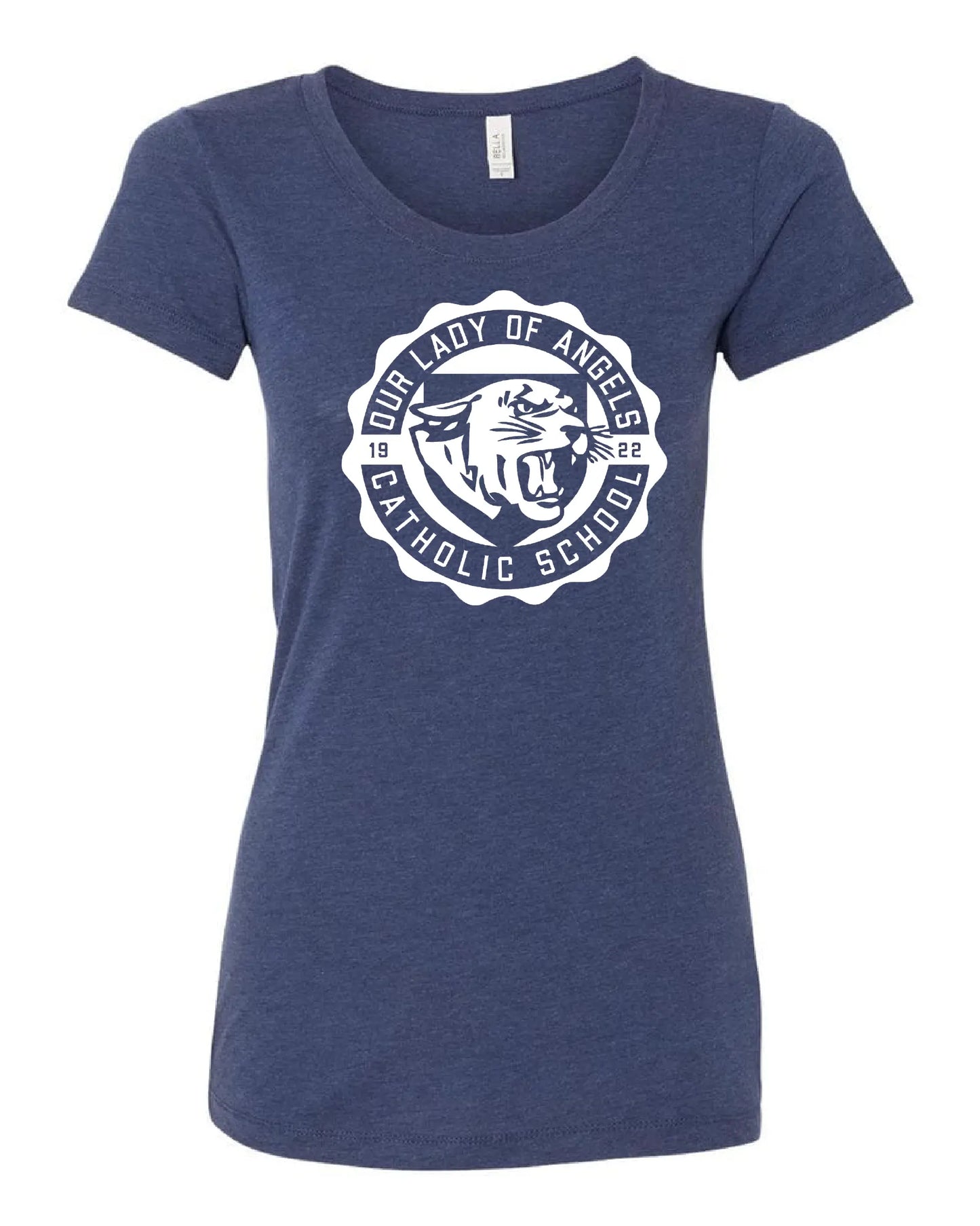 "Our Lady of Angels Crest" Design on Navy - Only in Clev