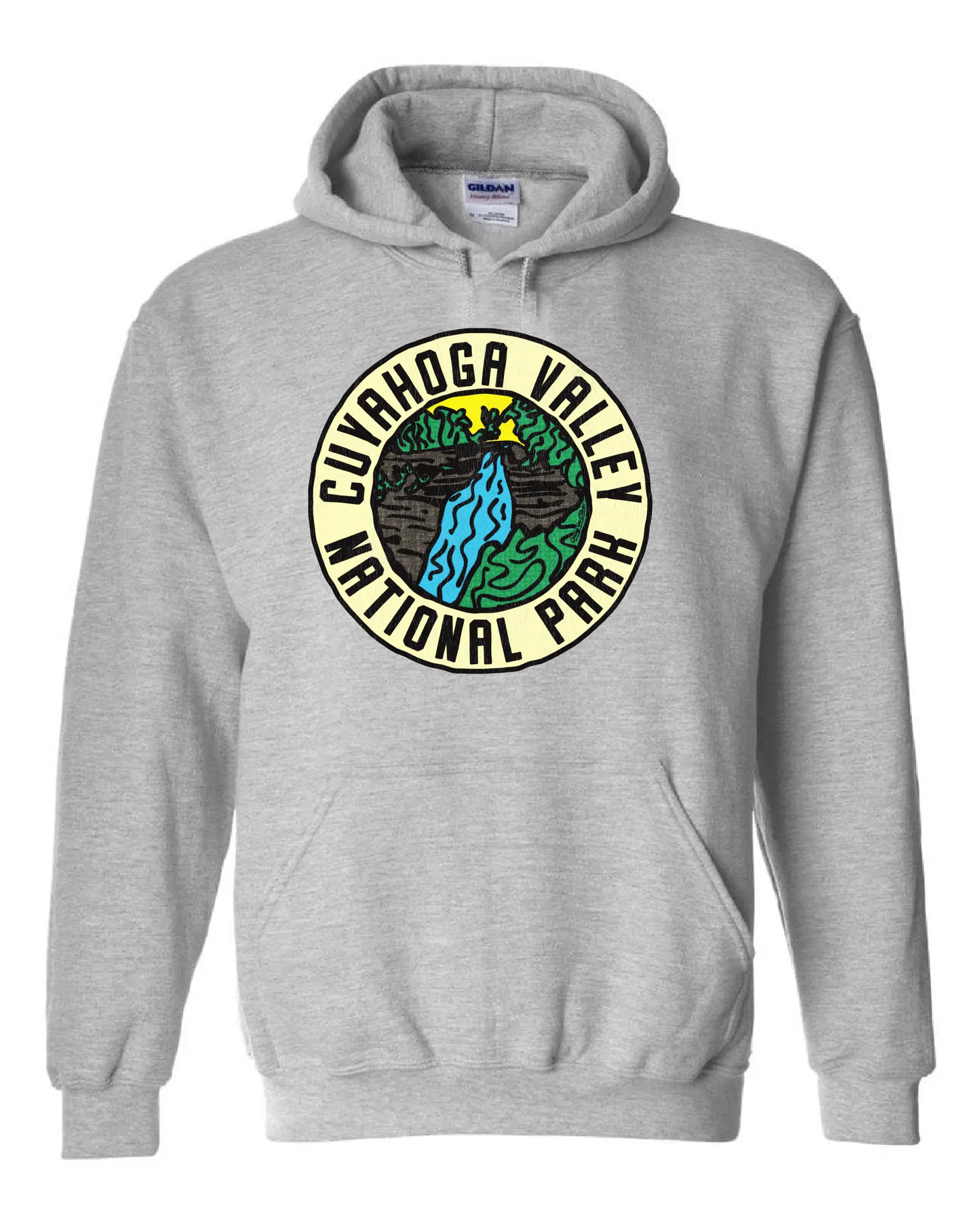 Cuyahoga Valley Design on Grey - Only in Clev
