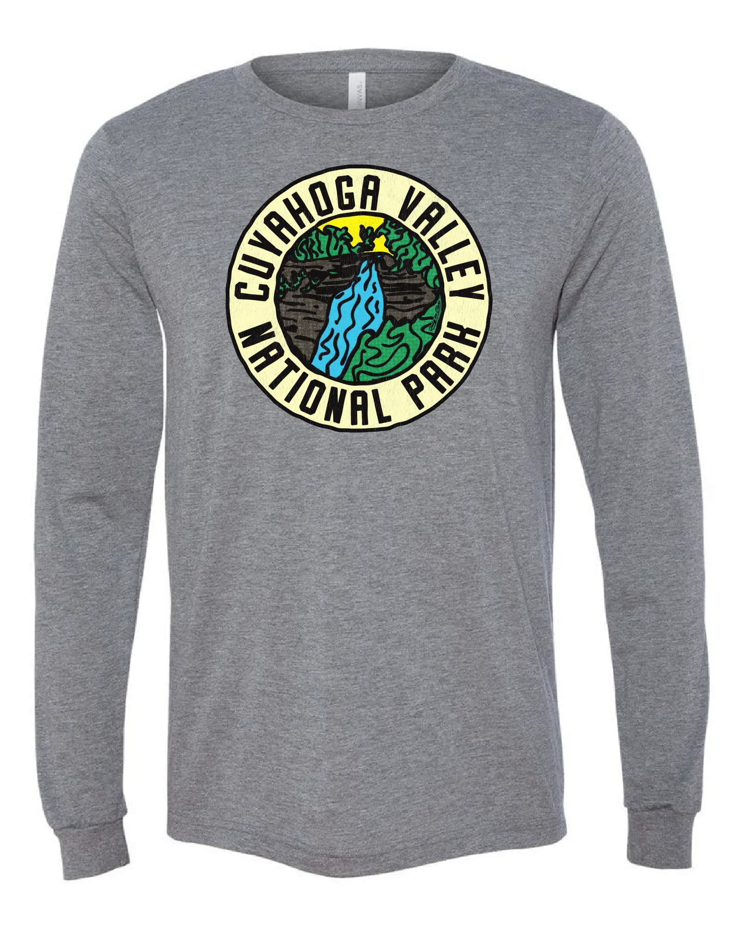 Cuyahoga Valley Design on Grey - Only in Clev