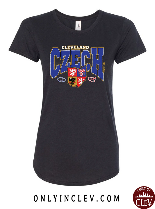 "Cleveland Czech" Design on Black - Only in Clev