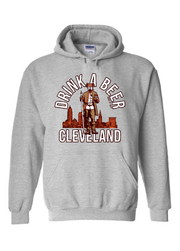"Drink a Beer Cleveland" on Gray