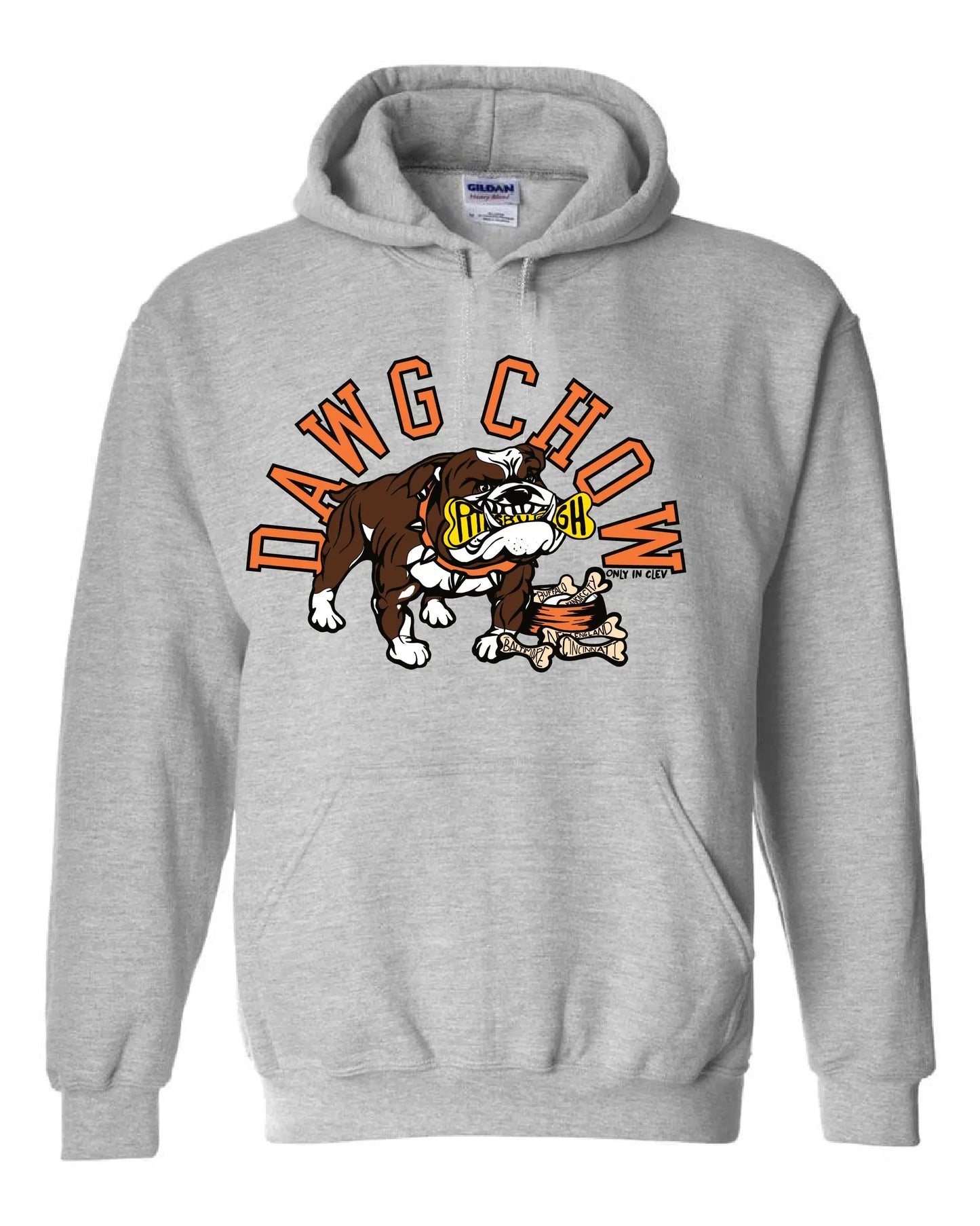 "Dawg Chow" on Gray - Only in Clev