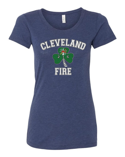 "Cleveland Fire Irish" Design on Navy - Only in Clev