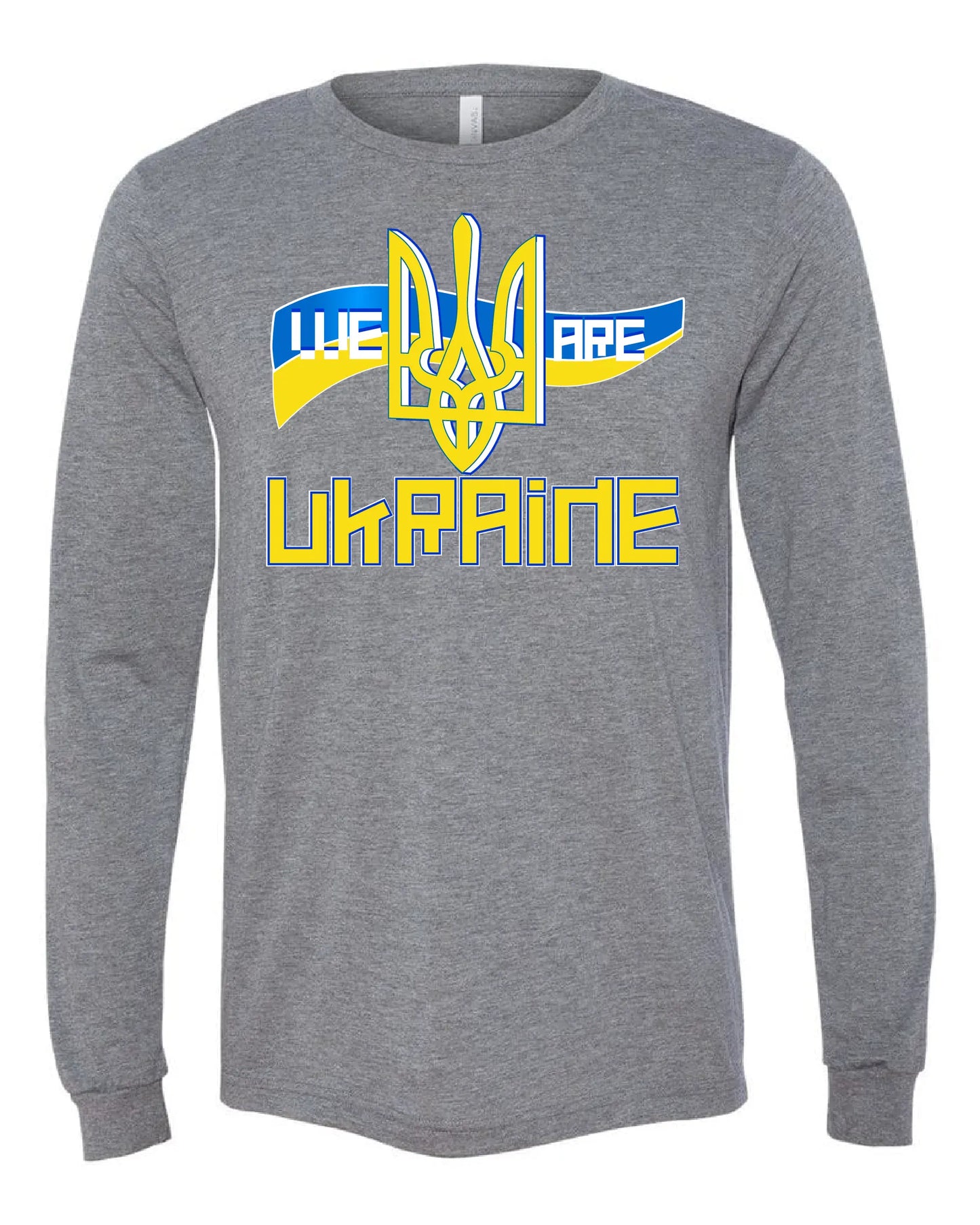 "We Are Ukraine" Design on Gray - Only in Clev