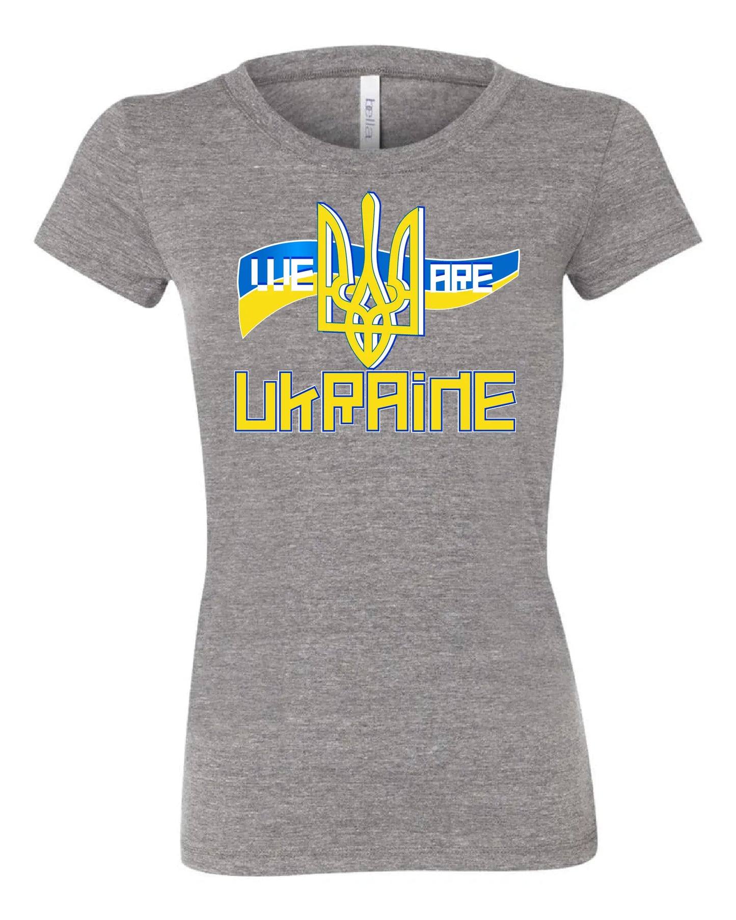 "We Are Ukraine" Design on Gray - Only in Clev