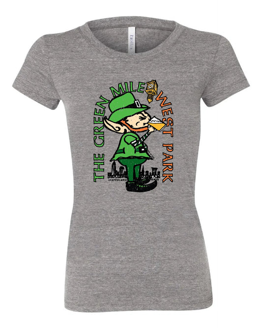 "Green Mile West Park Shirt" on Grey - Only in Clev