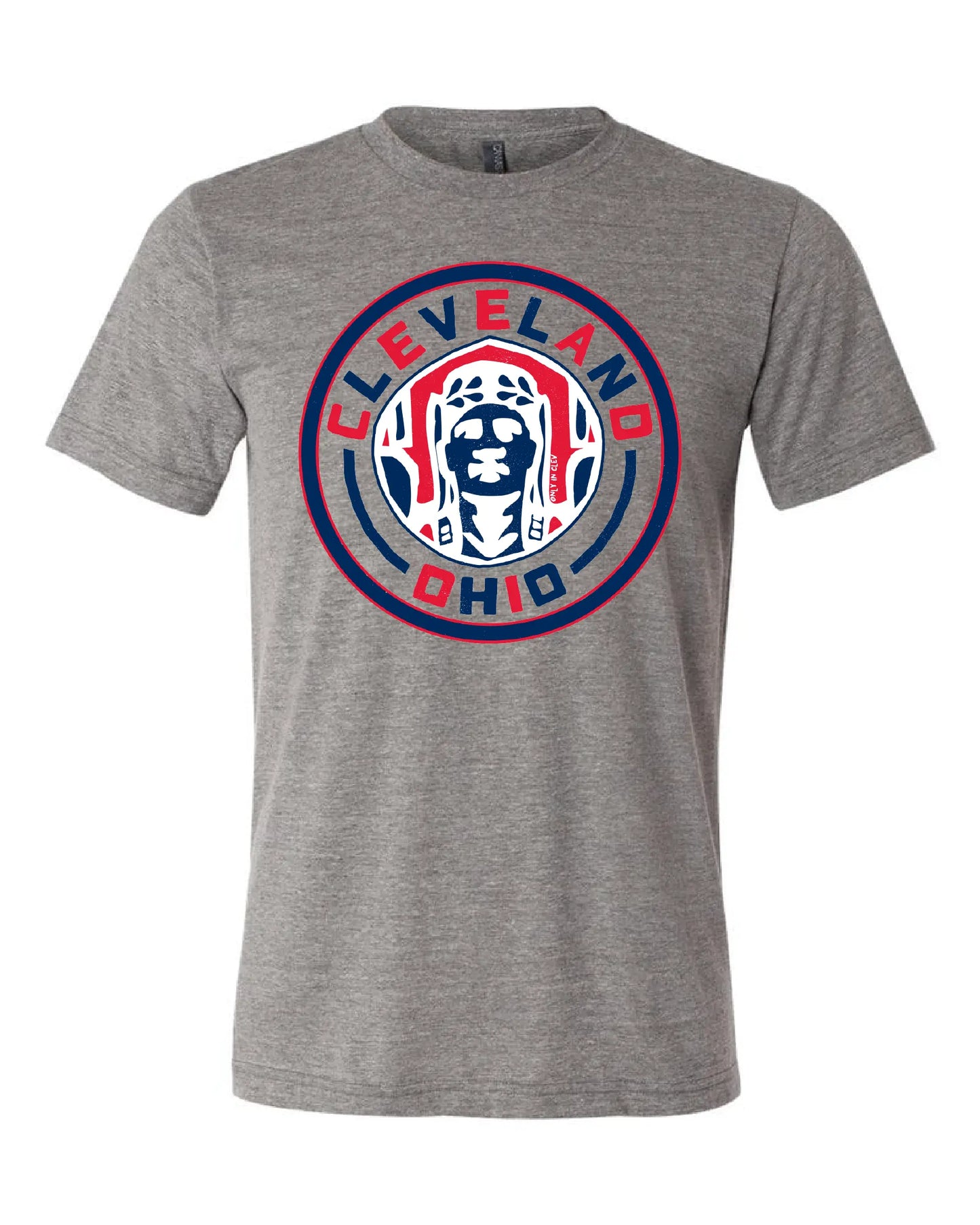 "Cleveland Circle Guardian" Design on Gray - Only in Clev