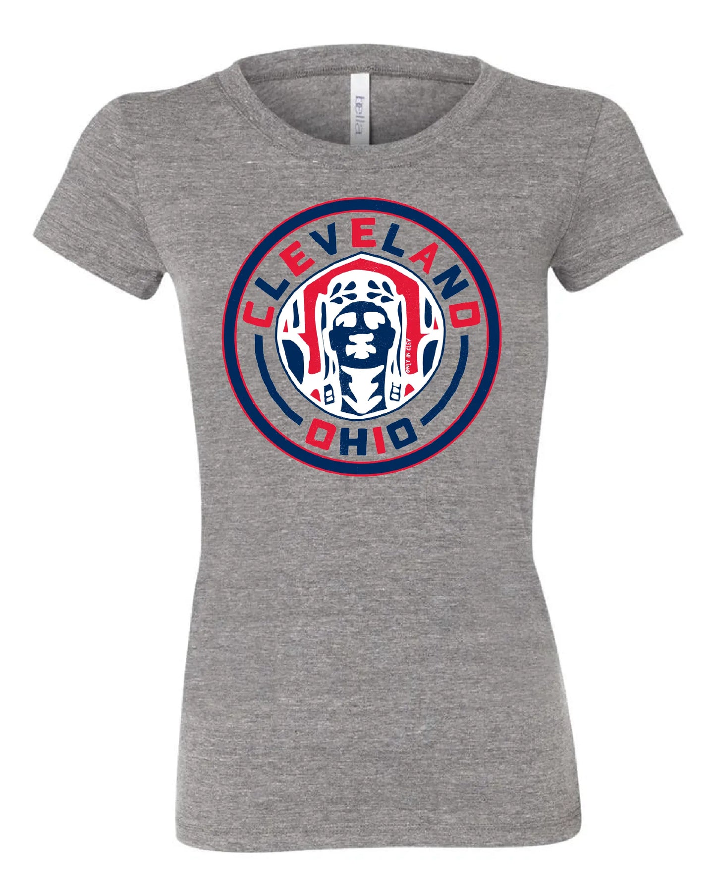 "Cleveland Circle Guardian" Design on Gray - Only in Clev