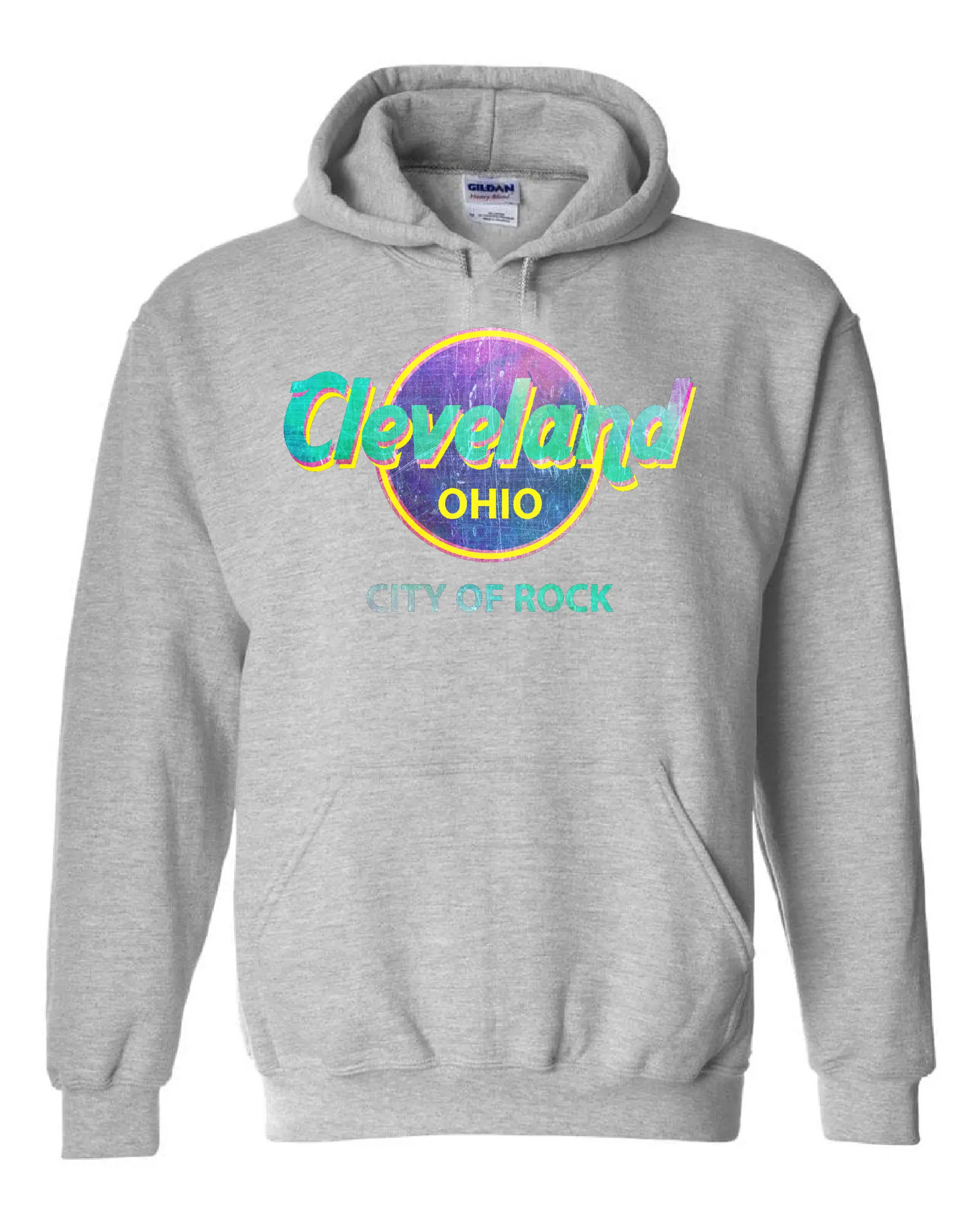 Cleveland Rocks" Design on Gray - Only in Clev