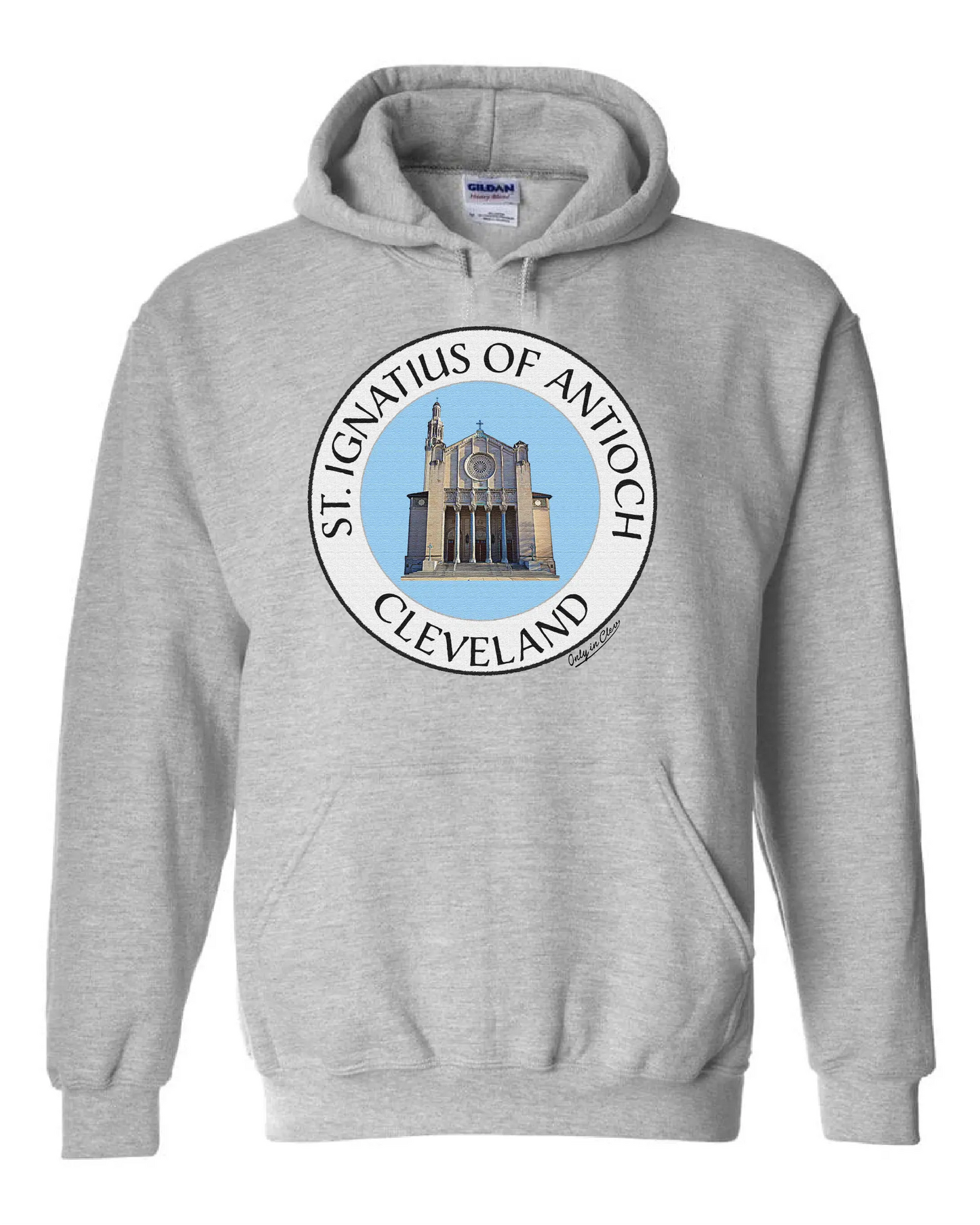 "St Ignatius of Antioch" Design on Grey - Only in Clev