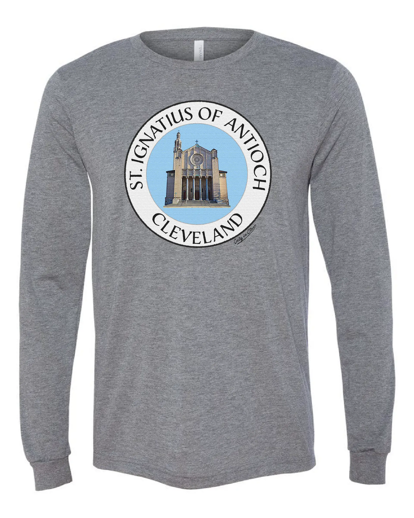 "St Ignatius of Antioch" Design on Grey - Only in Clev