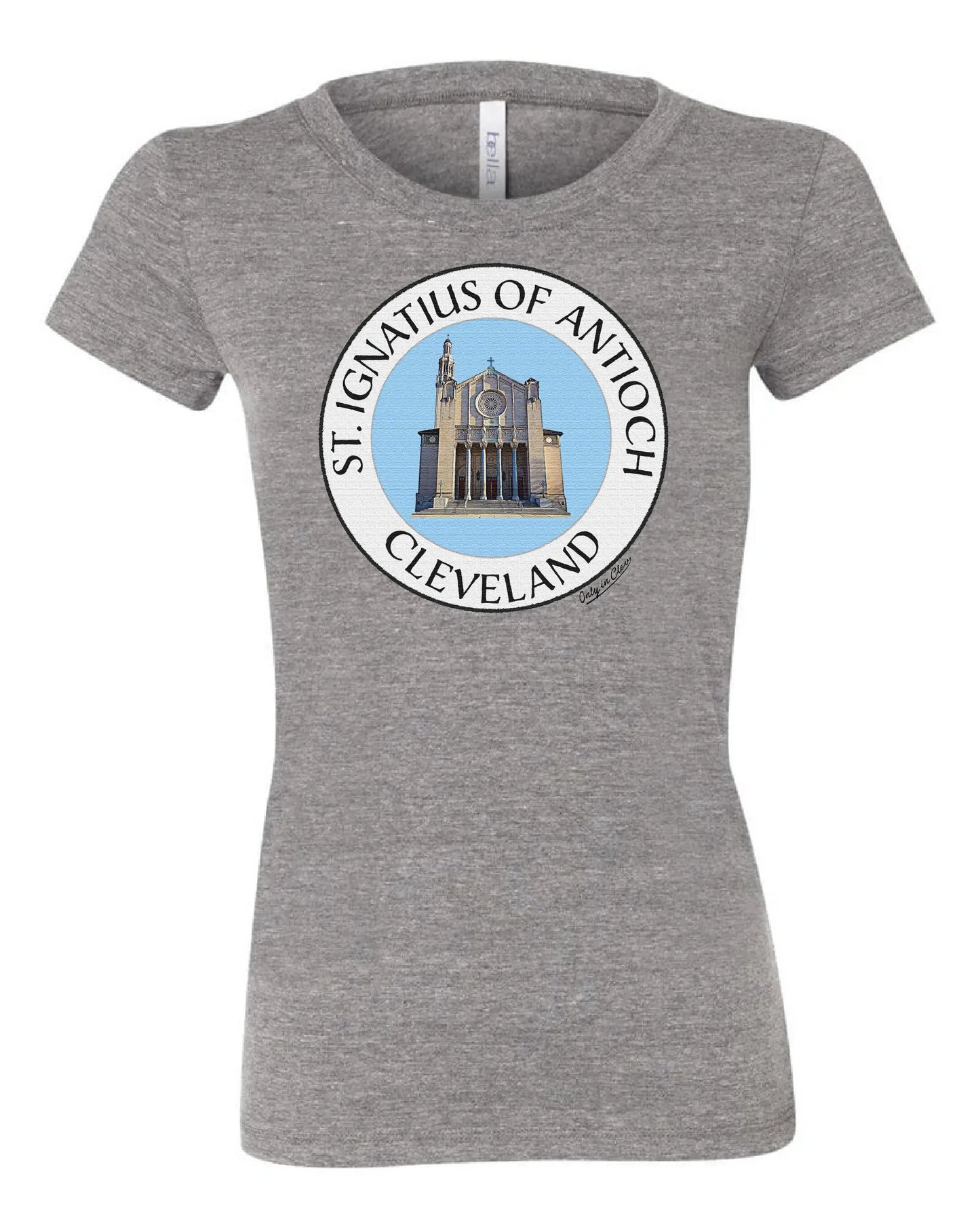"St Ignatius of Antioch" Design on Grey - Only in Clev