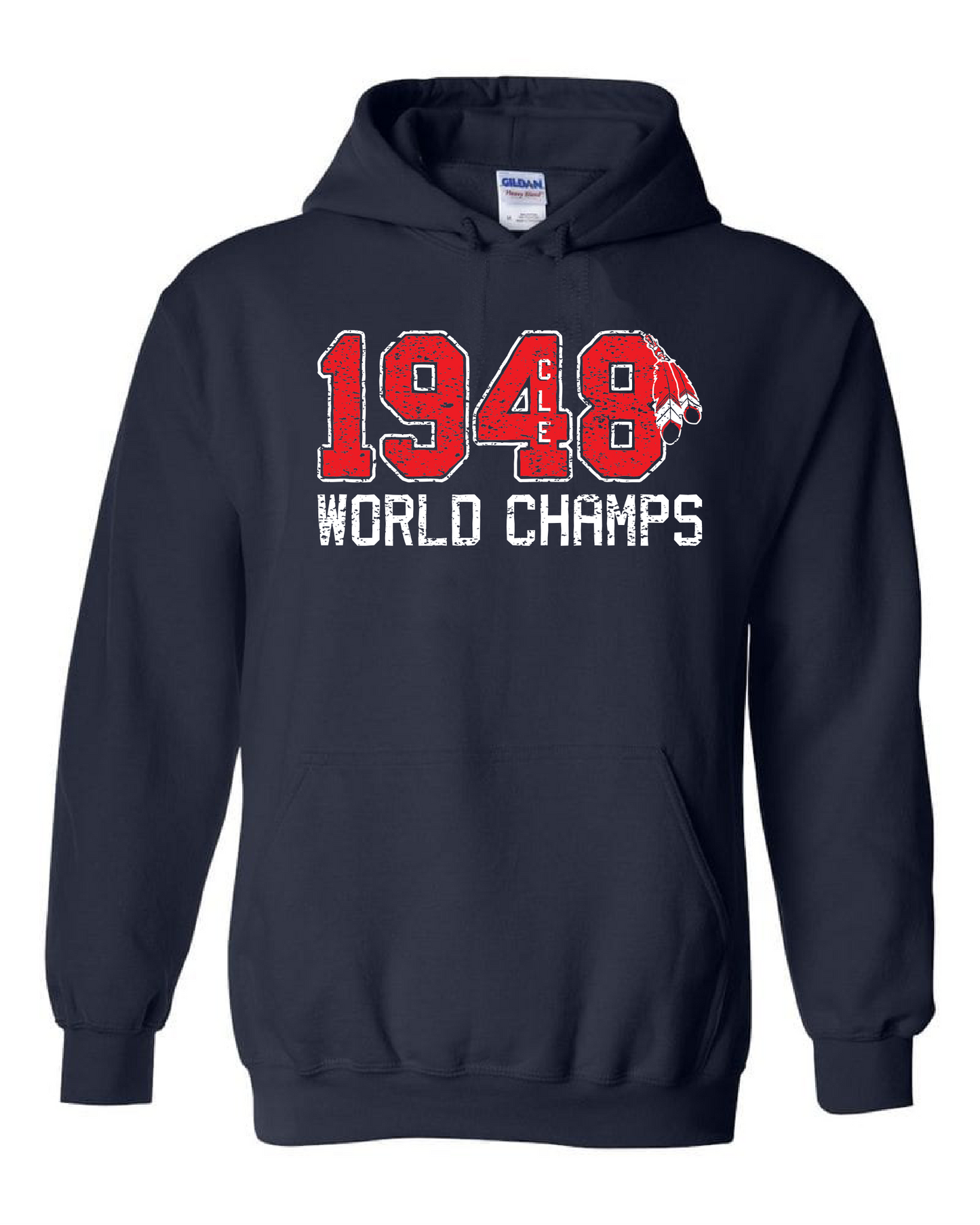 1948 World Champs" Baseball Design on Navy - Only in Clev