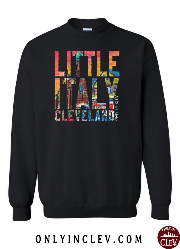 "Little Italy Cleveland" Design on Black - Only in Clev