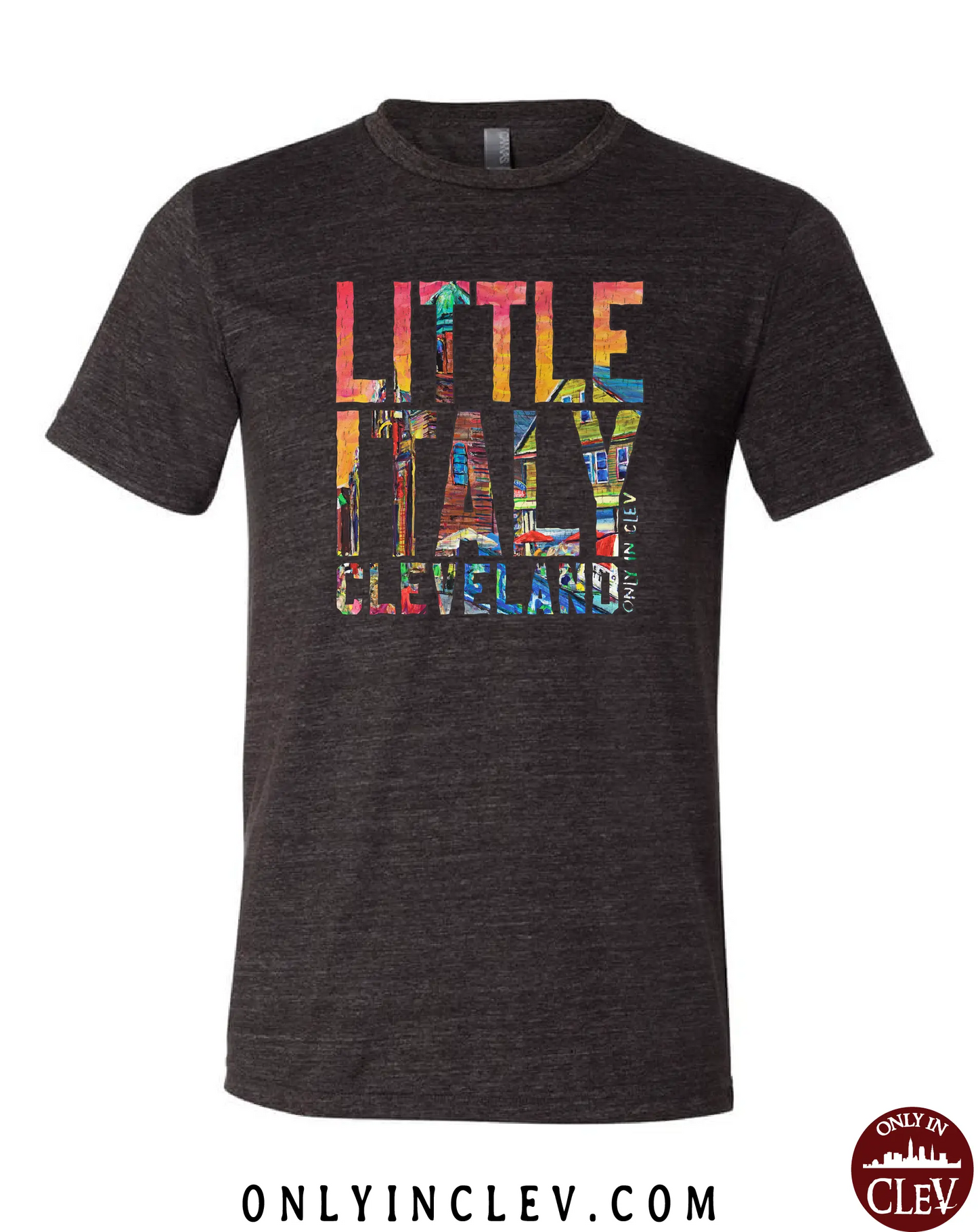 "Little Italy Cleveland" Design on Black - Only in Clev