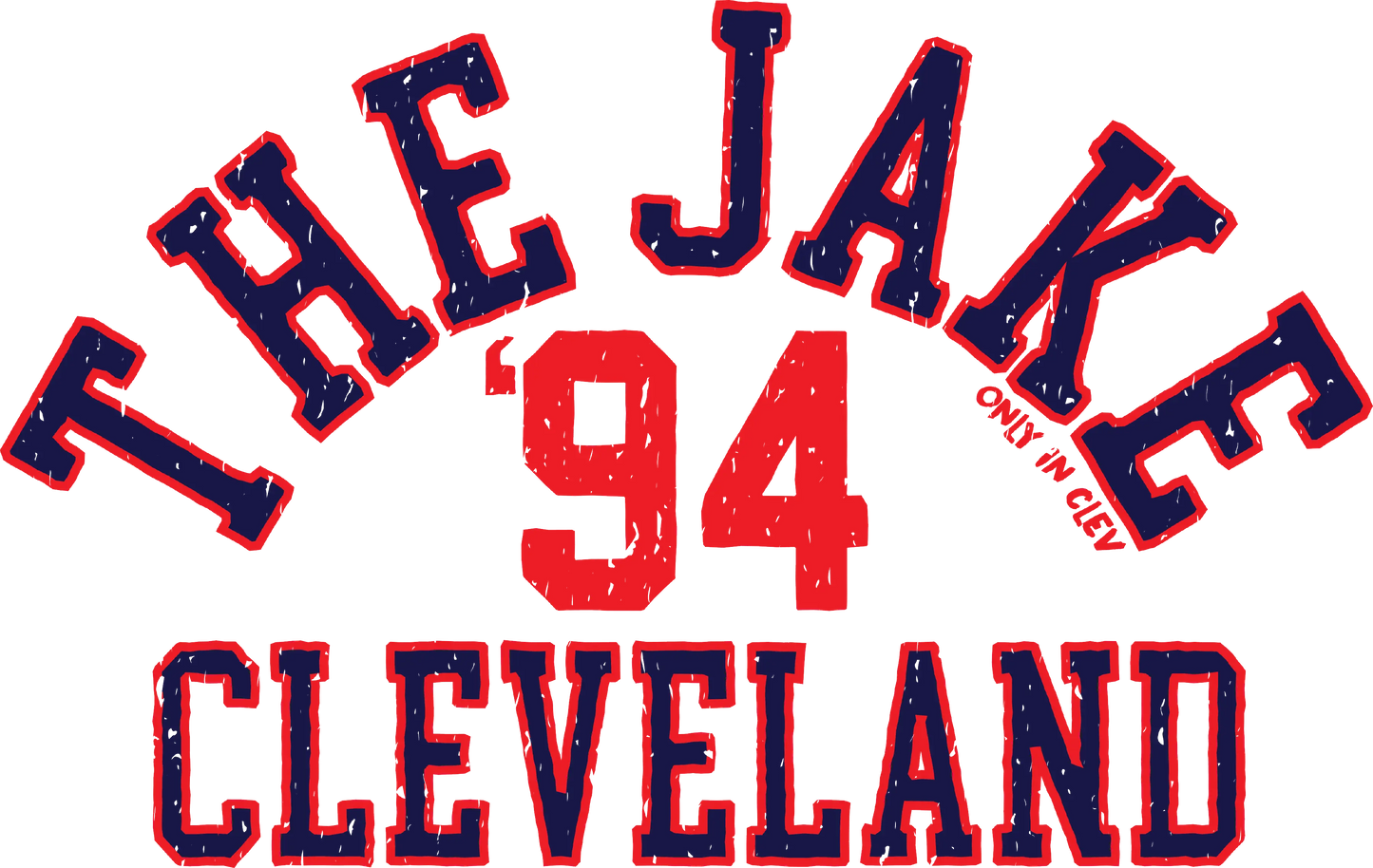 "The Jake" Baseball Design on Gray - Only in Clev