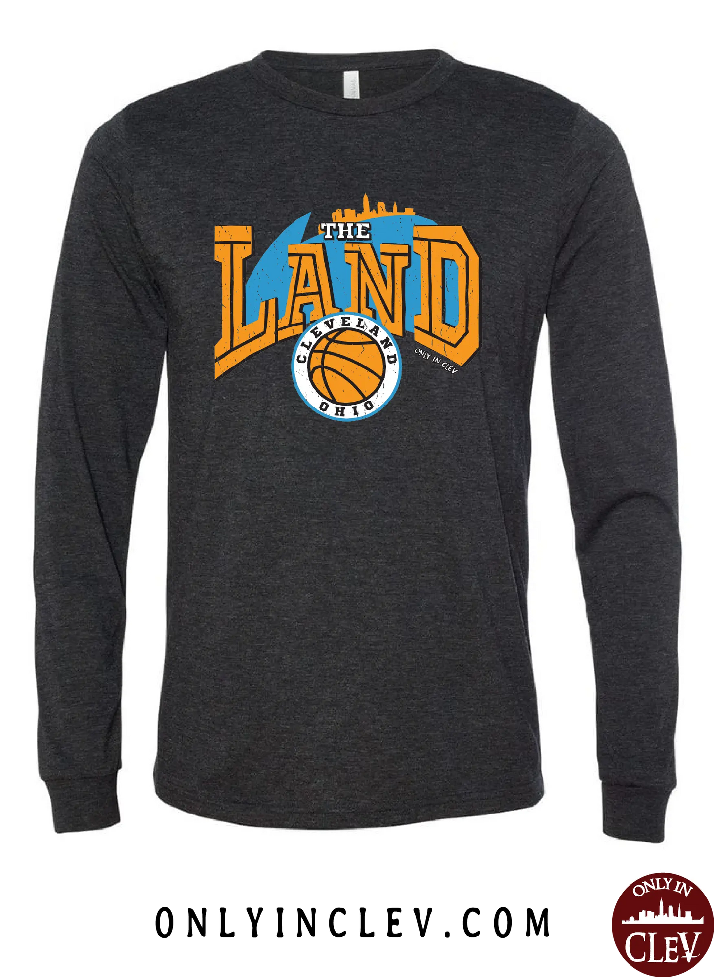 "The Land Retro 90's" Design on Black - Only in Clev