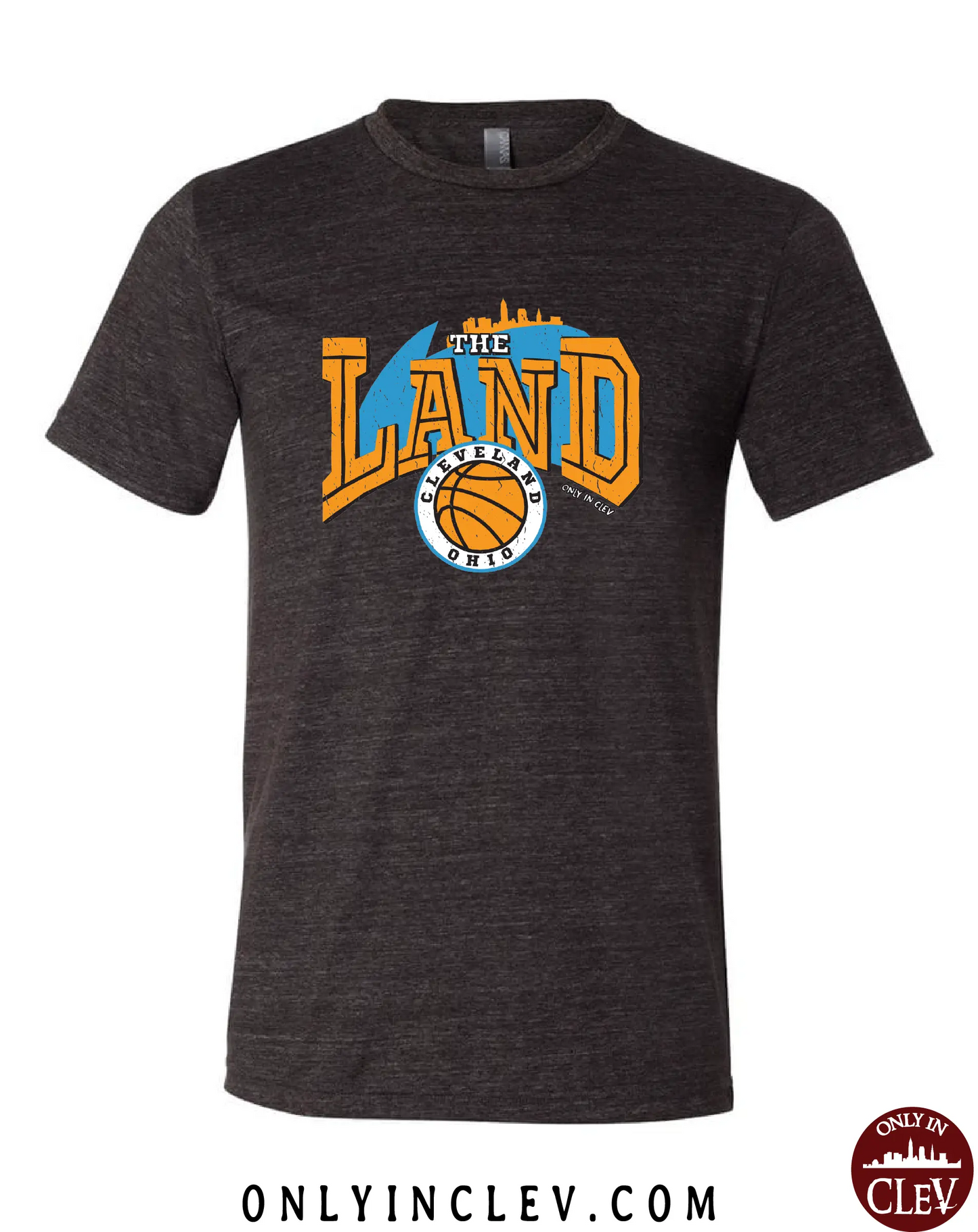 "The Land Retro 90's" Design on Black - Only in Clev