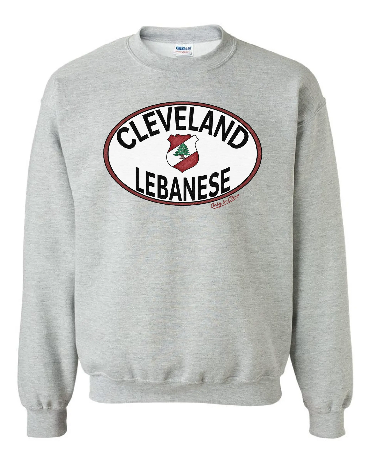 "Cleveland Lebanese" Design on Gray - Only in Clev