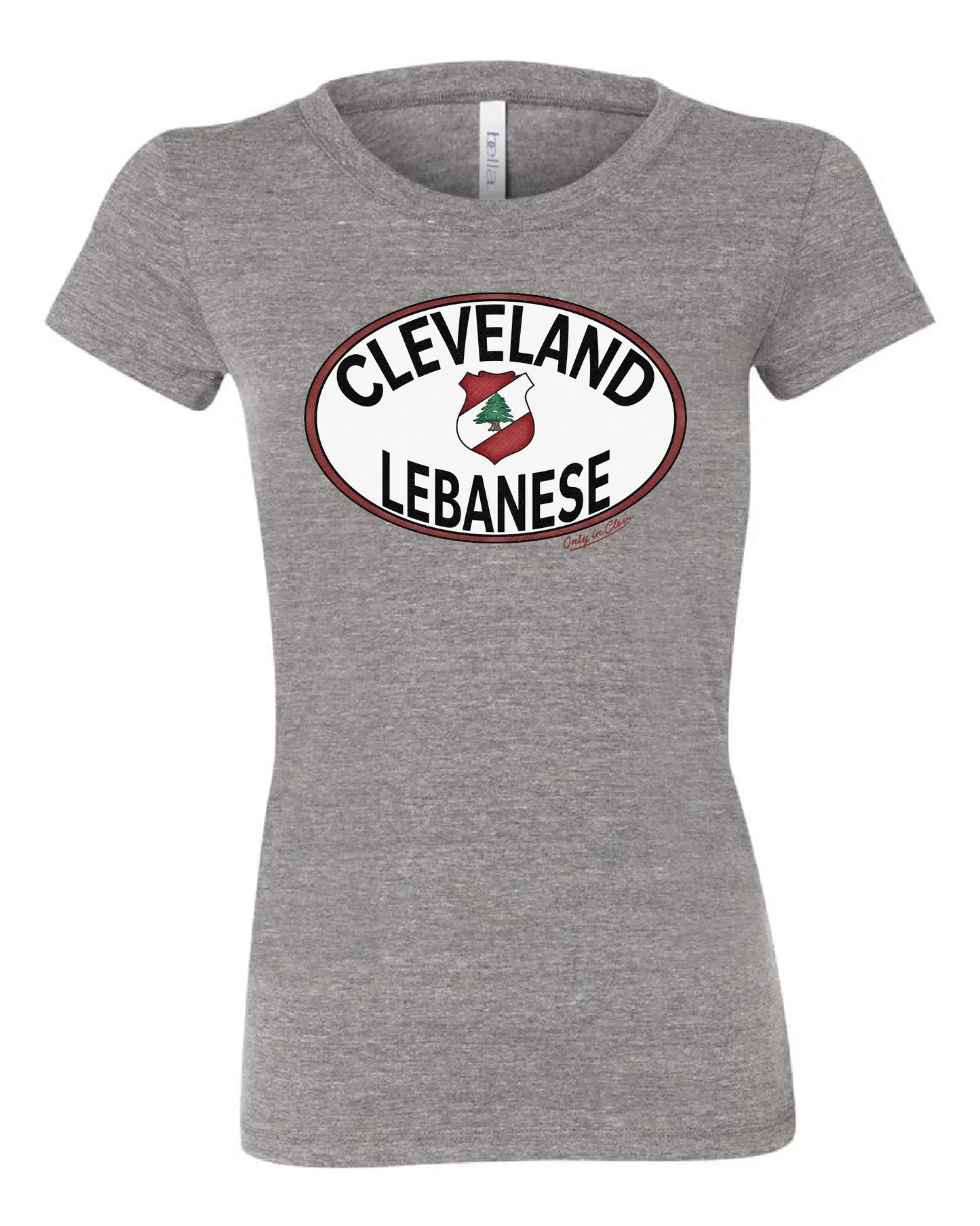 "Cleveland Lebanese" Design on Gray - Only in Clev