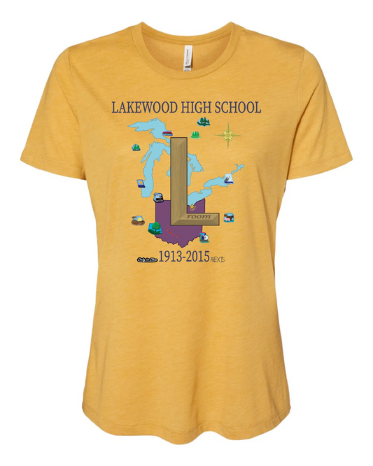 Lakewood High "L Room" Design on Grey - Only in Clev