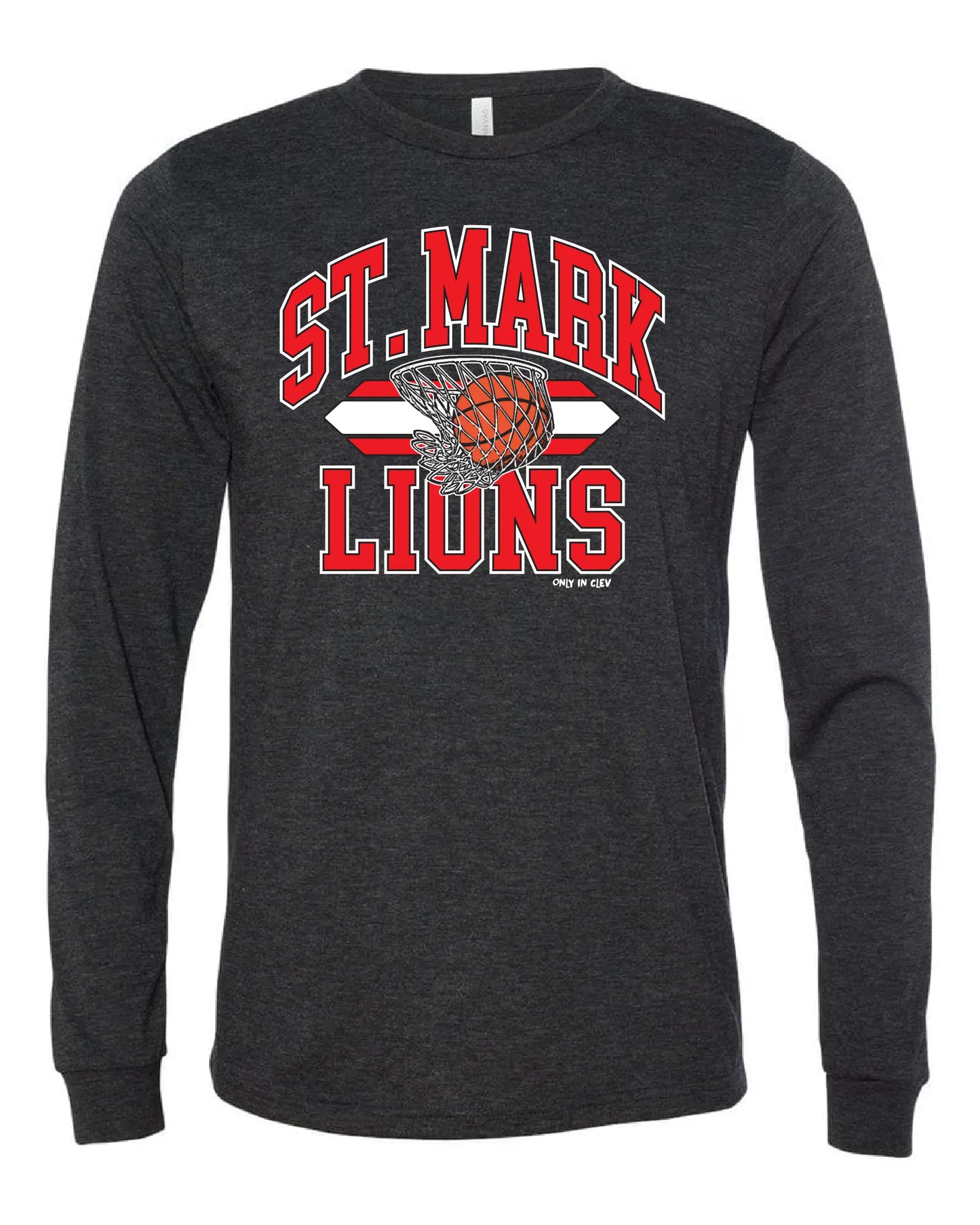 "St. Mark Basketball" Design on Black - Only in Clev